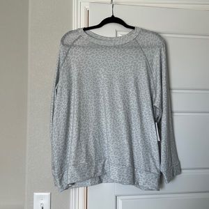 Brand New Beyond Yoga Plus Size Leopard Sweatshirt